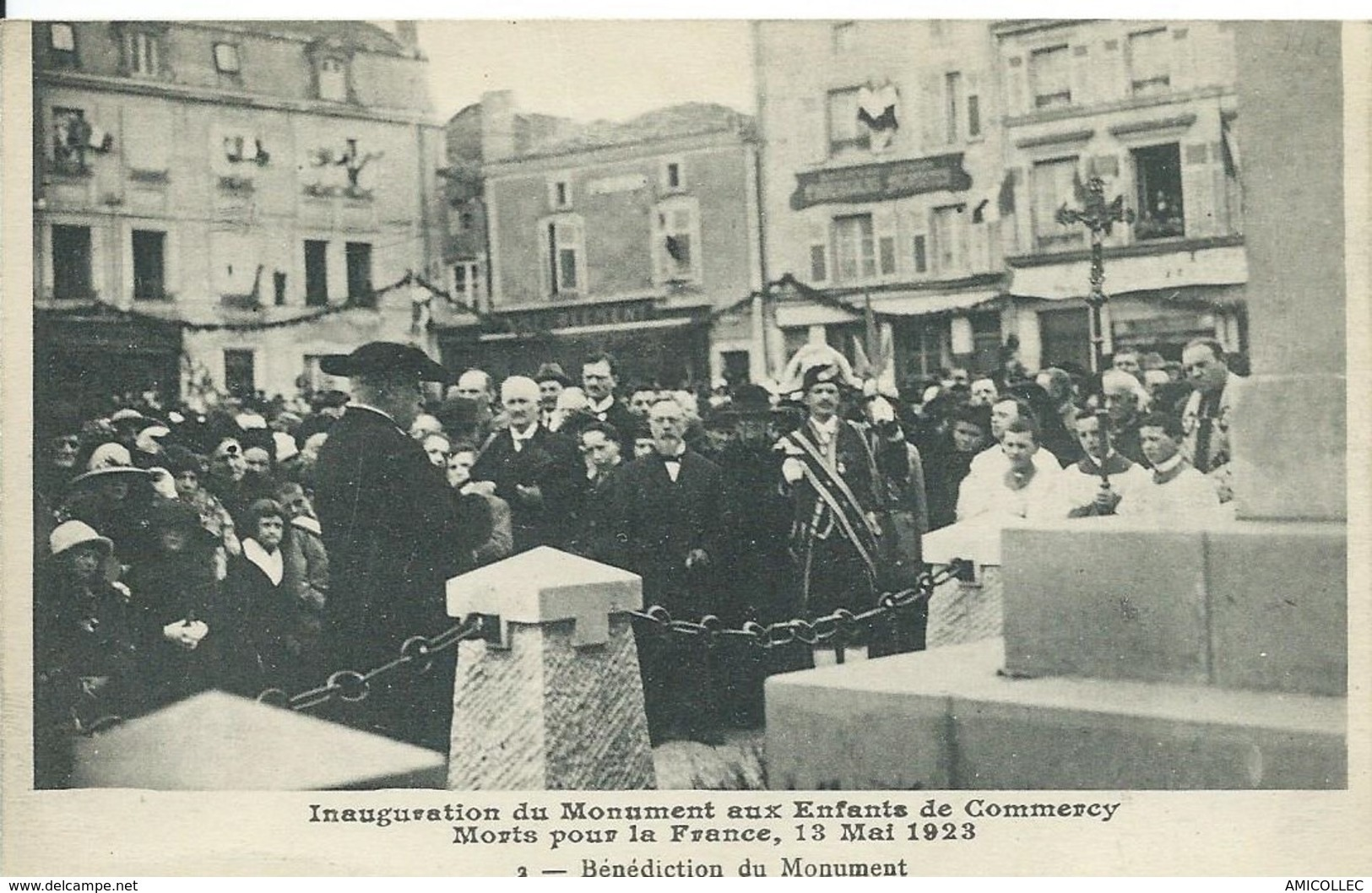 REF1041-2018 COMMERCY INAUGURATION DU MONUMENT AUX MORTS LE 13 MAI1923 - Commercy