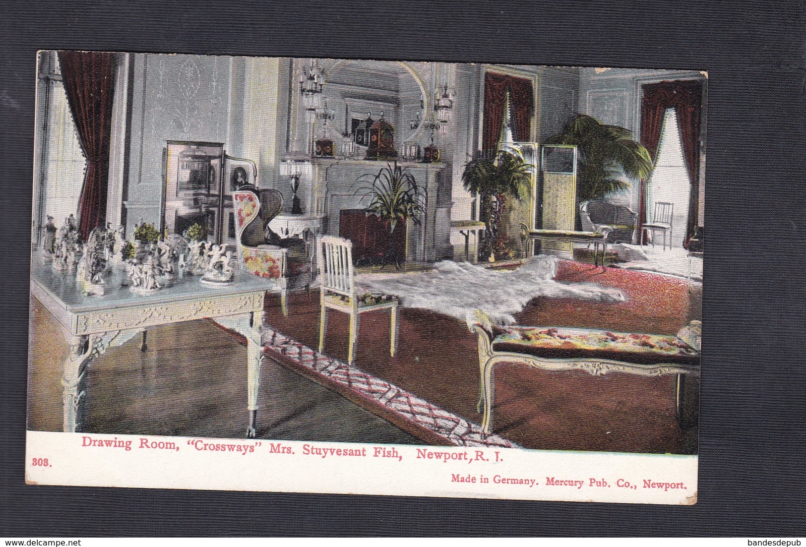 USA Newport Rhode Island Drawing Room Crossways Mrs Stuyvesant Fish - Newport