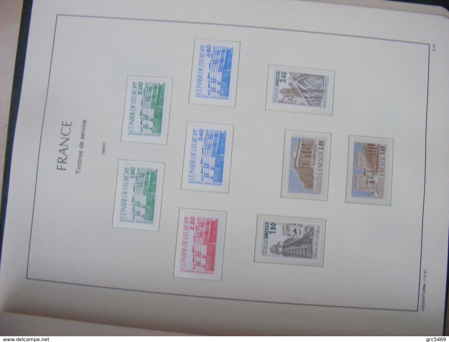 Collection TIMBRES En Classeur LEUCHTURM 1972/1990 Complet FAC=338E - Collections (with Albums)