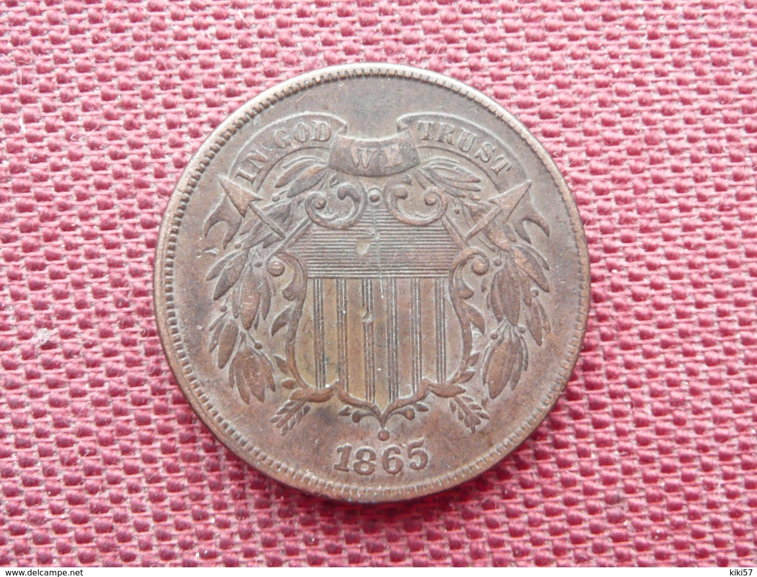 ETATS UNIS Monnaie De Two Cent 1865 - 2, 3 & 20 Cents