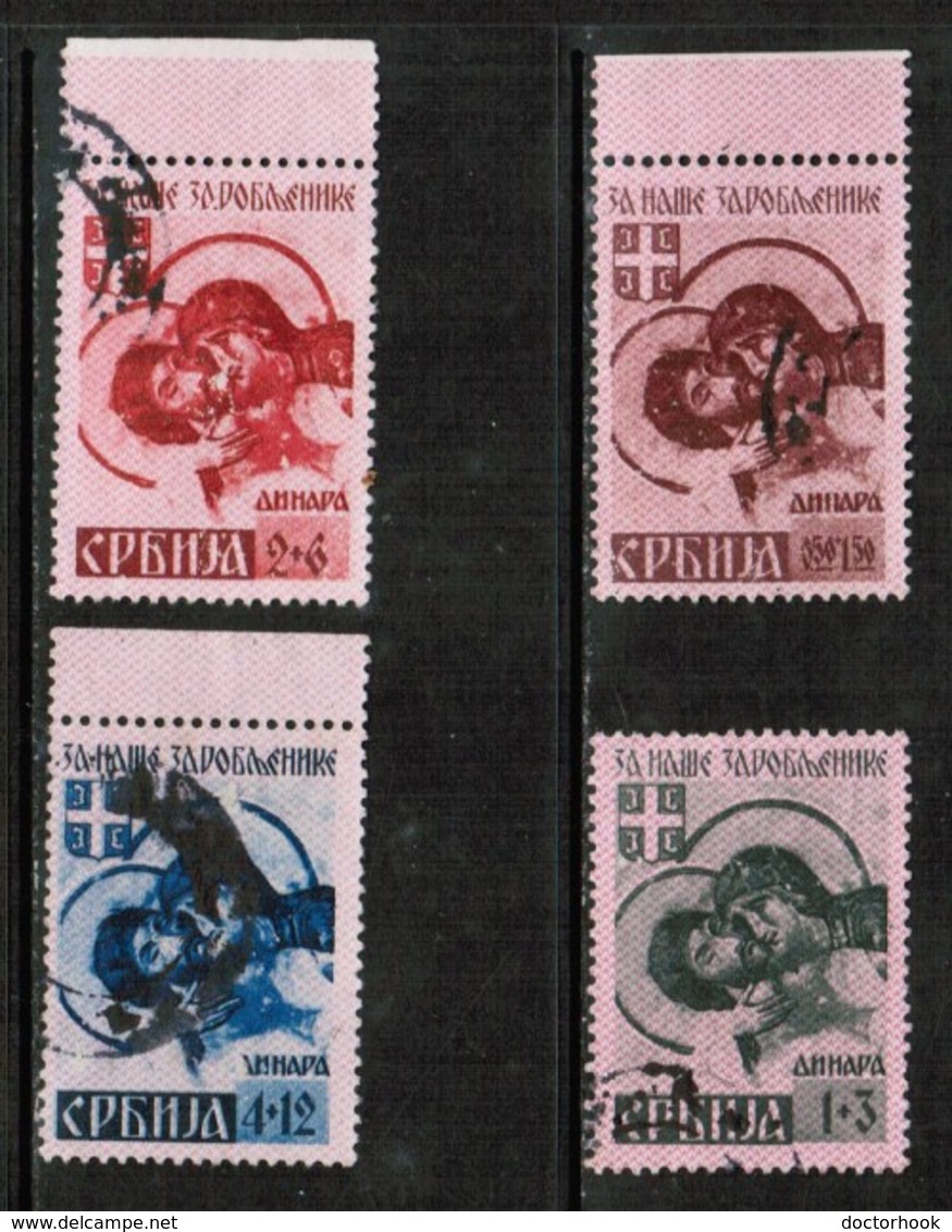 SERBIA   Scott # 2NB7-10 VF USED (Stamp Scan # 435) - Serbia