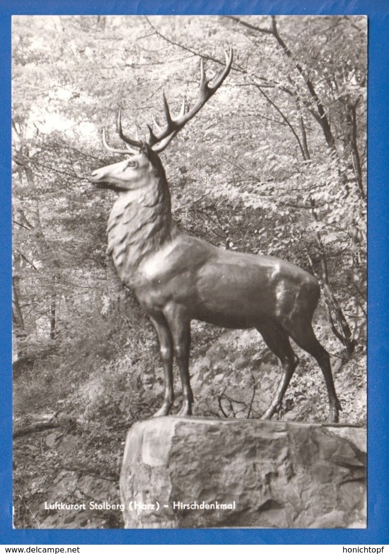 Deutschland; Stolberg Harz; Hirschdenkmal - Stolberg (Harz)