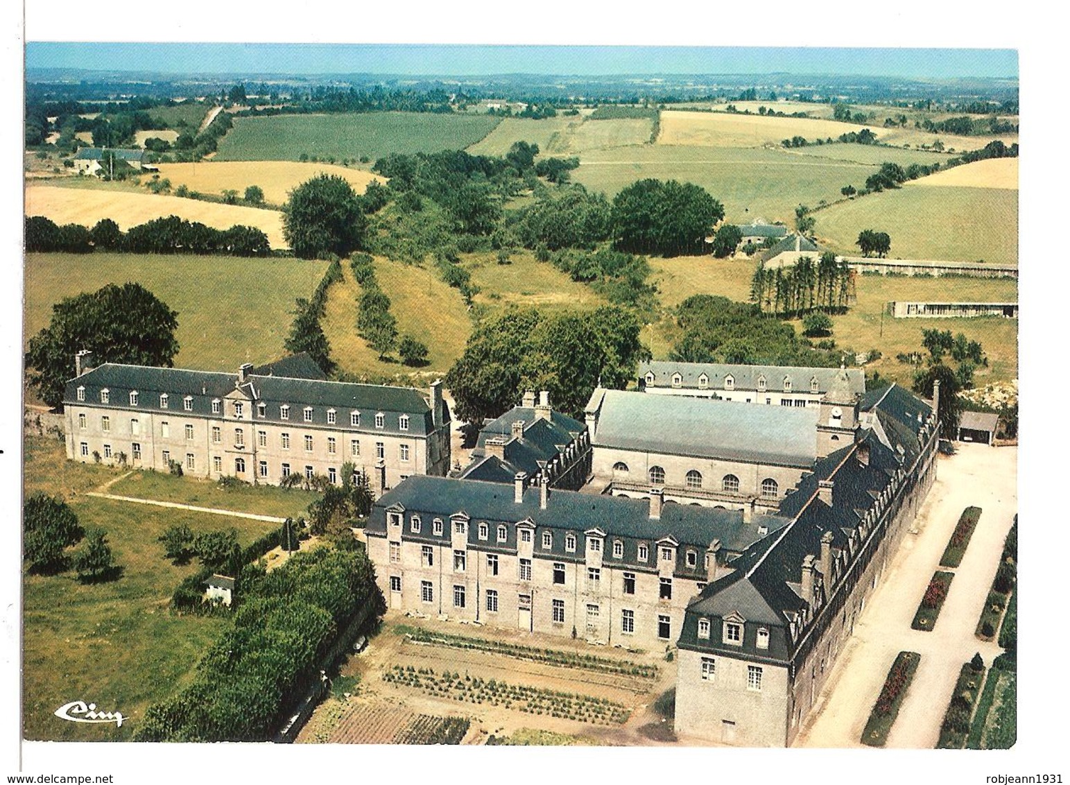 56)vue Generale Aerienne De L'abbaye De Langonnet-ancienne Abbaye Cistercienne-salle Capitulaire 12 Et 13°-art Gothique - Sonstige & Ohne Zuordnung