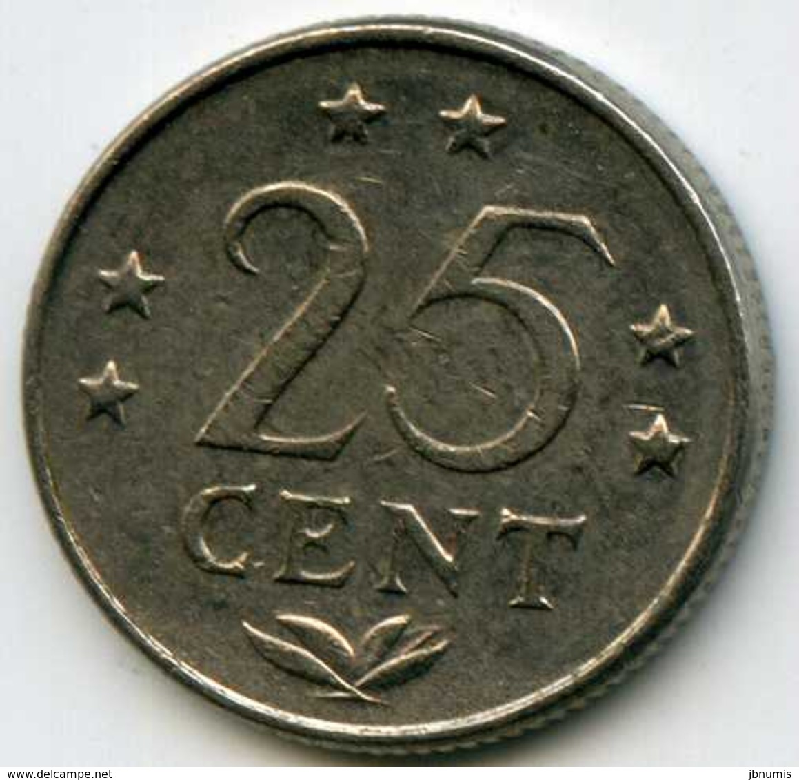 Antilles Neérlandaises Netherlands Antilles 25 Cents 1971 KM 11 - Antilles Néerlandaises