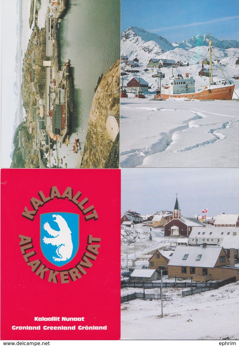 Groenland Greenland Gronland - Qassiarsuk Upernavik Ammassalik Thule Jakobshavn Types... Lot De 15 Cartes Postales PPC's - Groenland