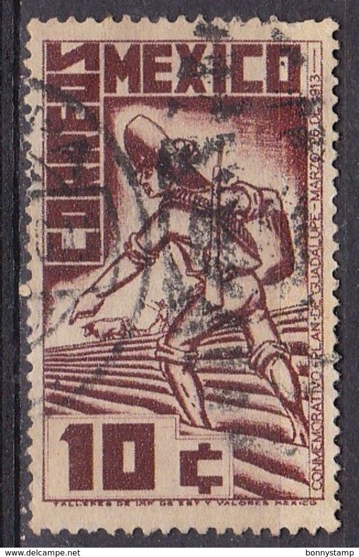 Messico, 1938 - 10c Revolutionary Soldier - Nr.738 Usato° - Messico