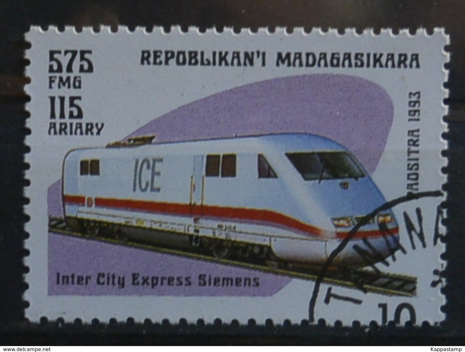 1993 Madagasikara Treno.. Usato 76/2 - Treni