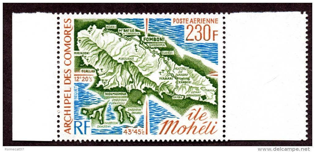 Comores PA N°67 N** LUxe Cote 13 Euros !!! - Poste Aérienne