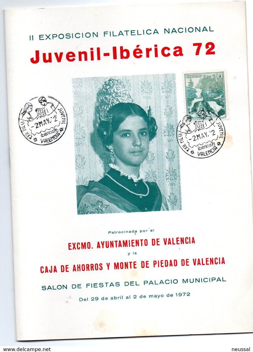 Librito Con Matasellos Commemorativo Juvenil Iberica De 1972 - Otros & Sin Clasificación