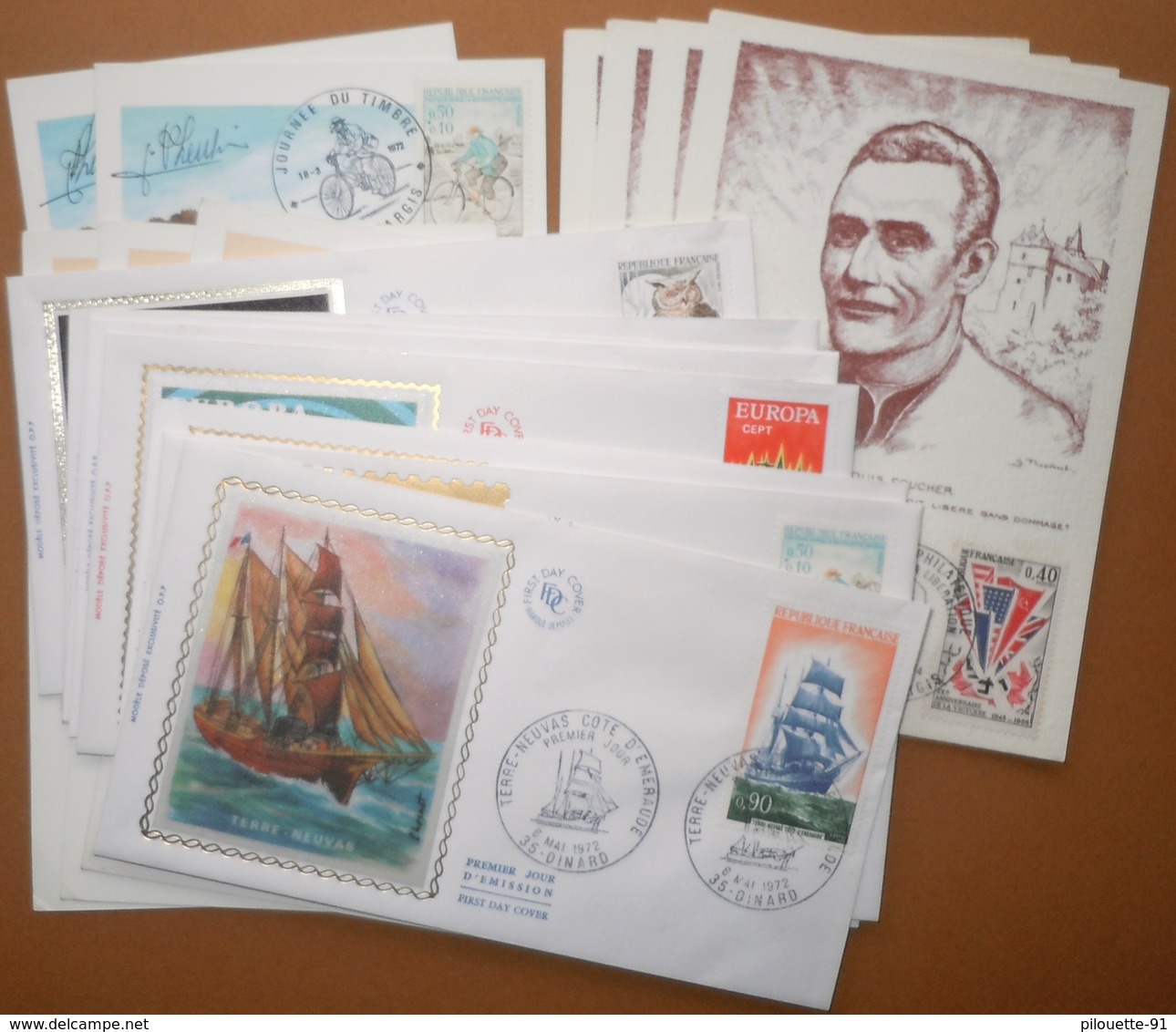 Lot Vrac de timbres du Monde, France et FDC