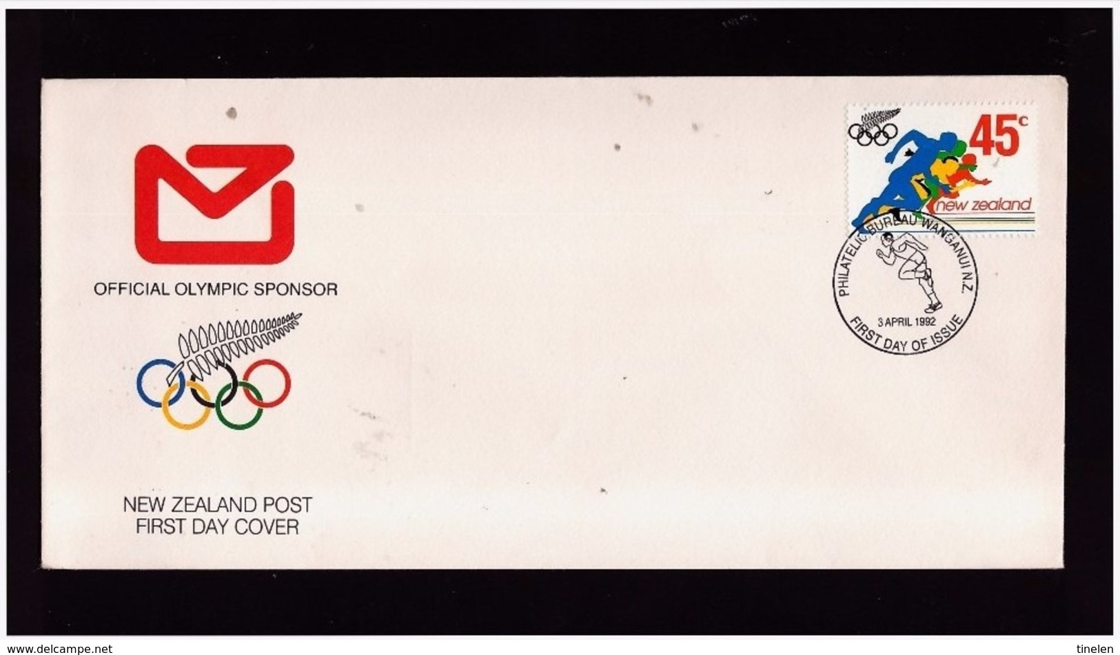 NUOVA ZELANDA  - 3 4 1992 FDC OLIMPIADI BARCELLONA - Estate 1992: Barcellona