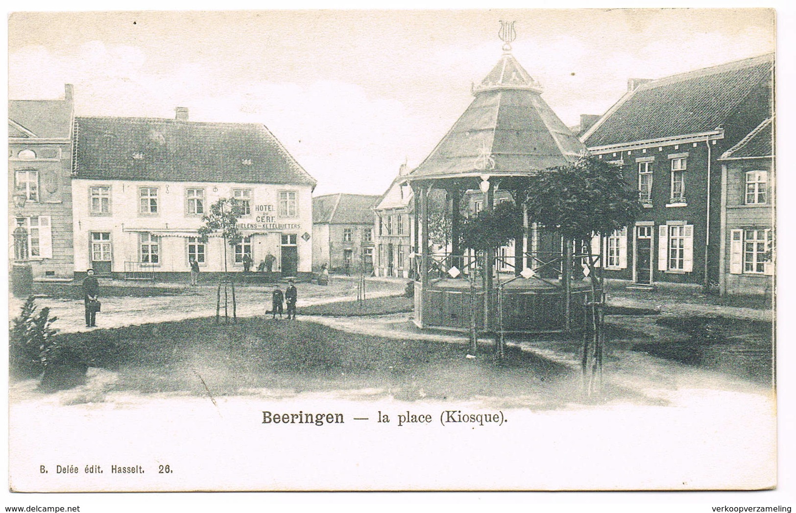 BERINGEN   La Place Kiosque - Beringen