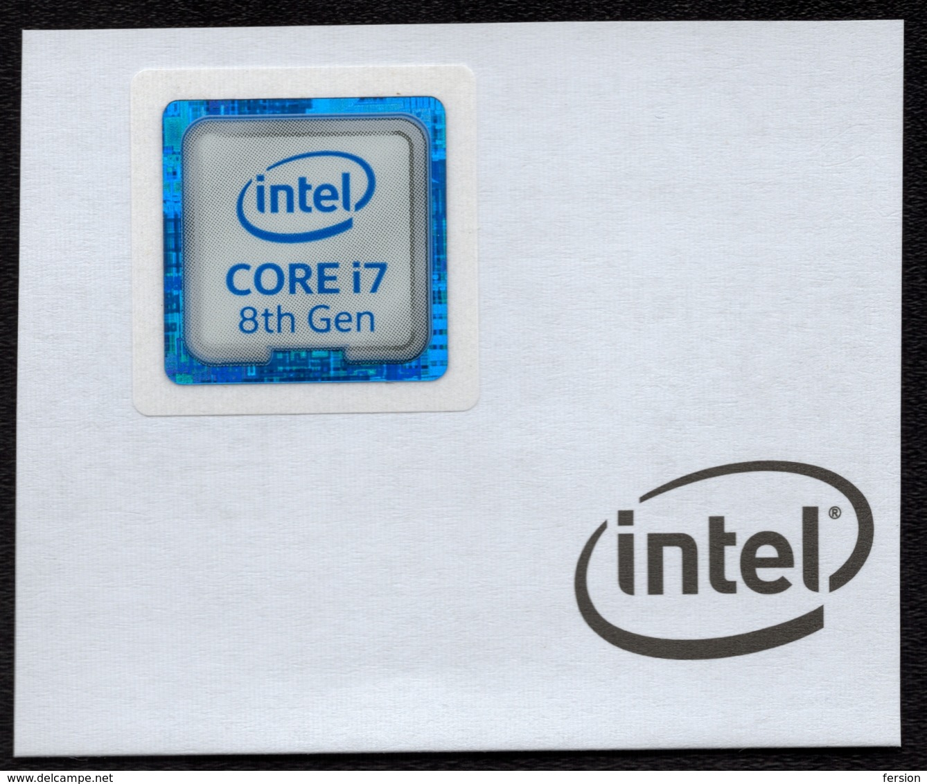 INTEL Computer Processor I7 8th Generation - 8 Gen - Seal Of Original / Self Adhesive Label - 2018 - Hologram Holography - Other & Unclassified