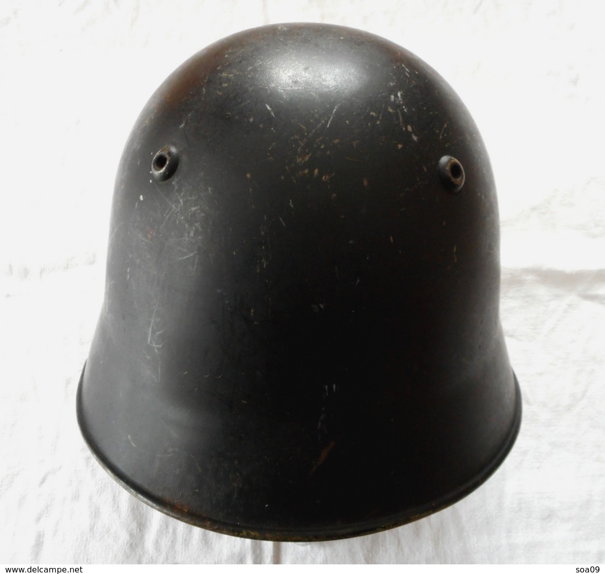 Casque de Pompier Suisse modèle 1918/40 Canton de Vaud WW2