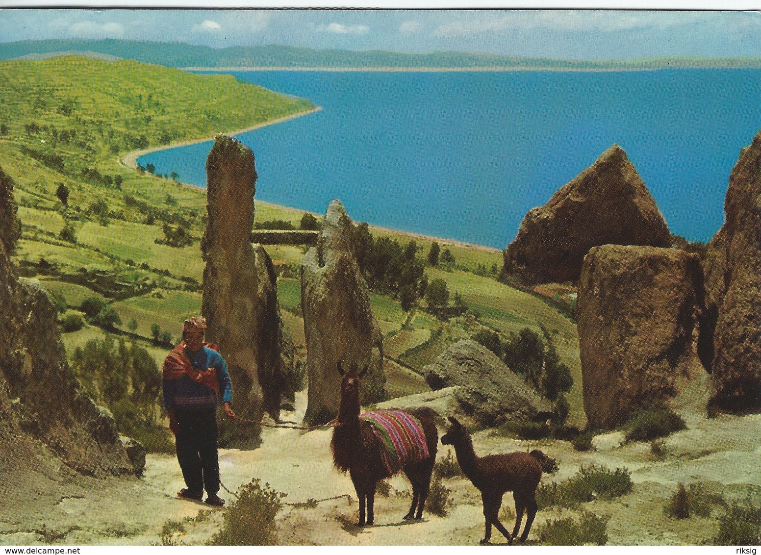 Bolivia - La Horca Del Inca Copacabana.  Sent To Denmark  1976     B-3367 - Bolivien