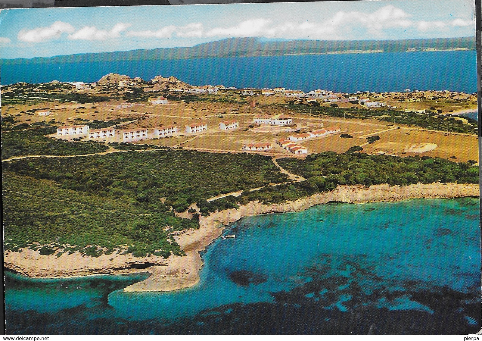 LARGE HOTEL MIRAGE - CAPO TESTA - S.TERESA DI GALLURA - VIAGGIATA 1977 - Hoteles & Restaurantes