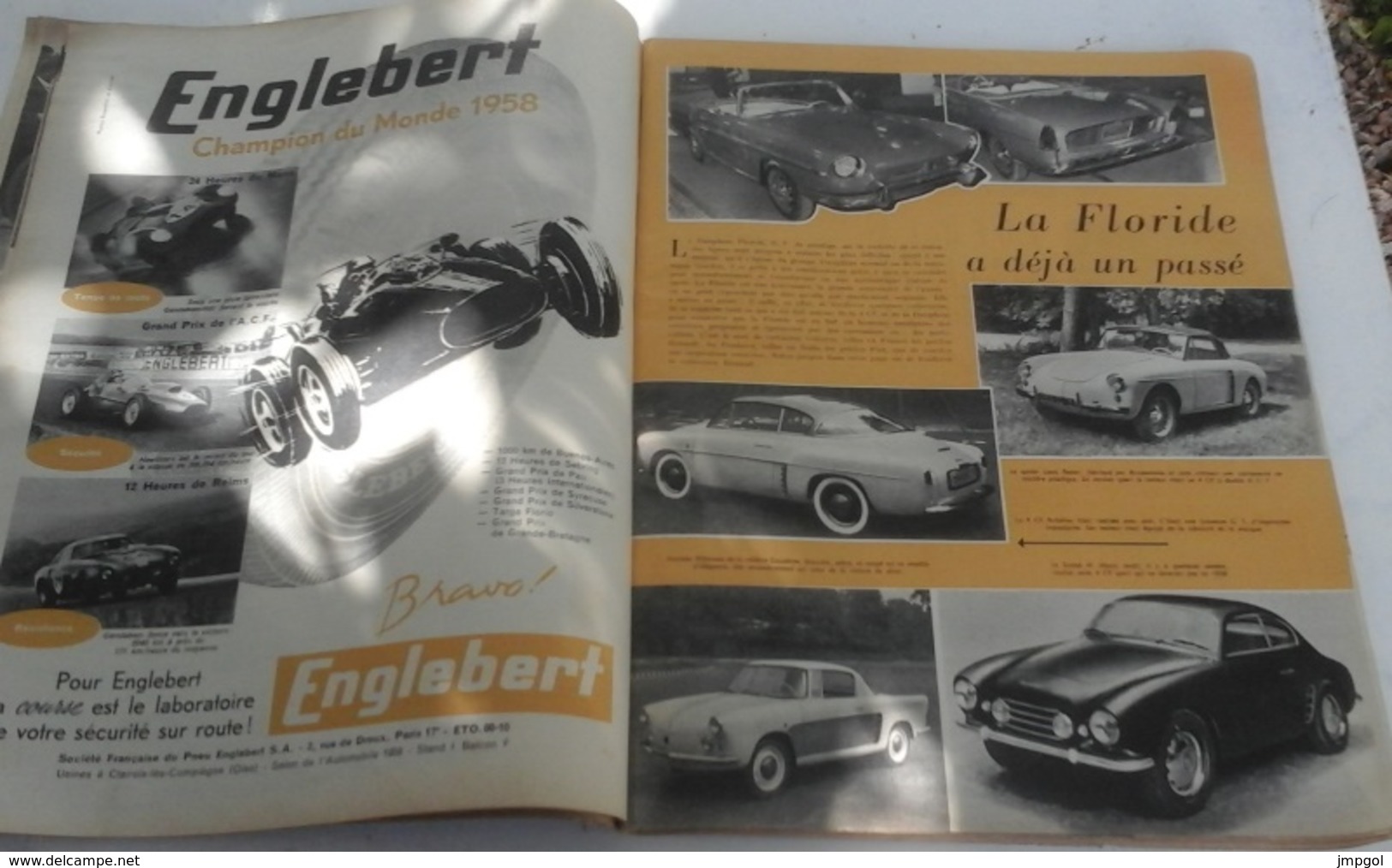 L'Automobile Salon 1958 Octobre 1958 Facel Vega Floride Dauphine Production Française Etrangère,Bugatti Modèles Inconnus - Auto