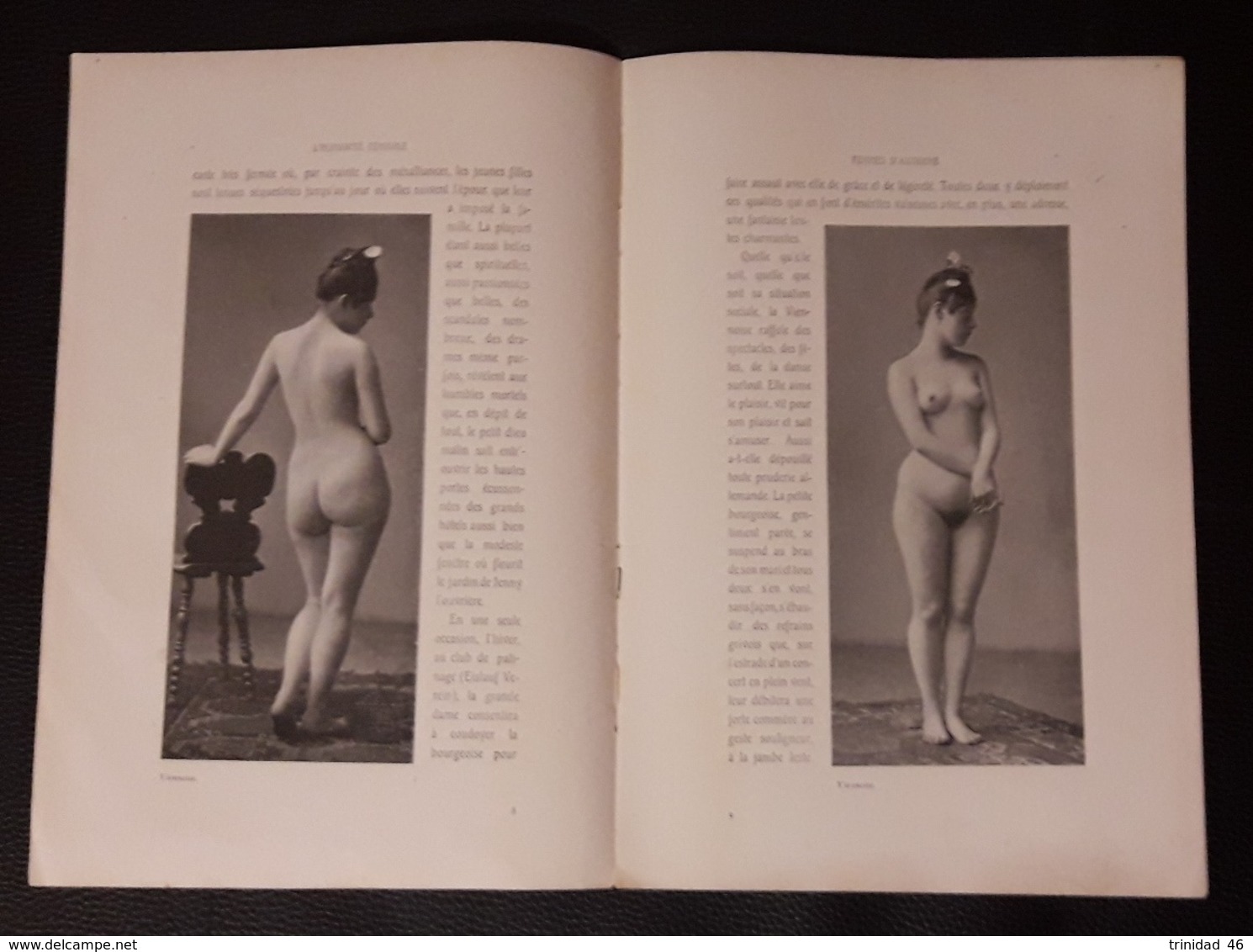 NU FEMME AUTRICHIENNES VIENNOISES ET HONGROISES A VIGNOLA 1907 NU NUDE DENUDO NUDA  NACKT - Unclassified