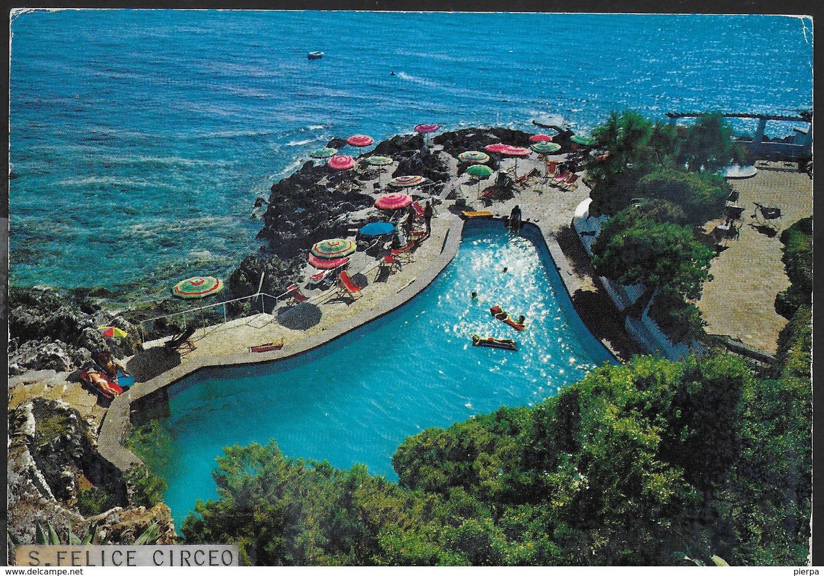 HOTEL PUNTA ROSSA - S. FELICE CIRCEO - VIAGGIATA 1973 - Hotels & Gaststätten