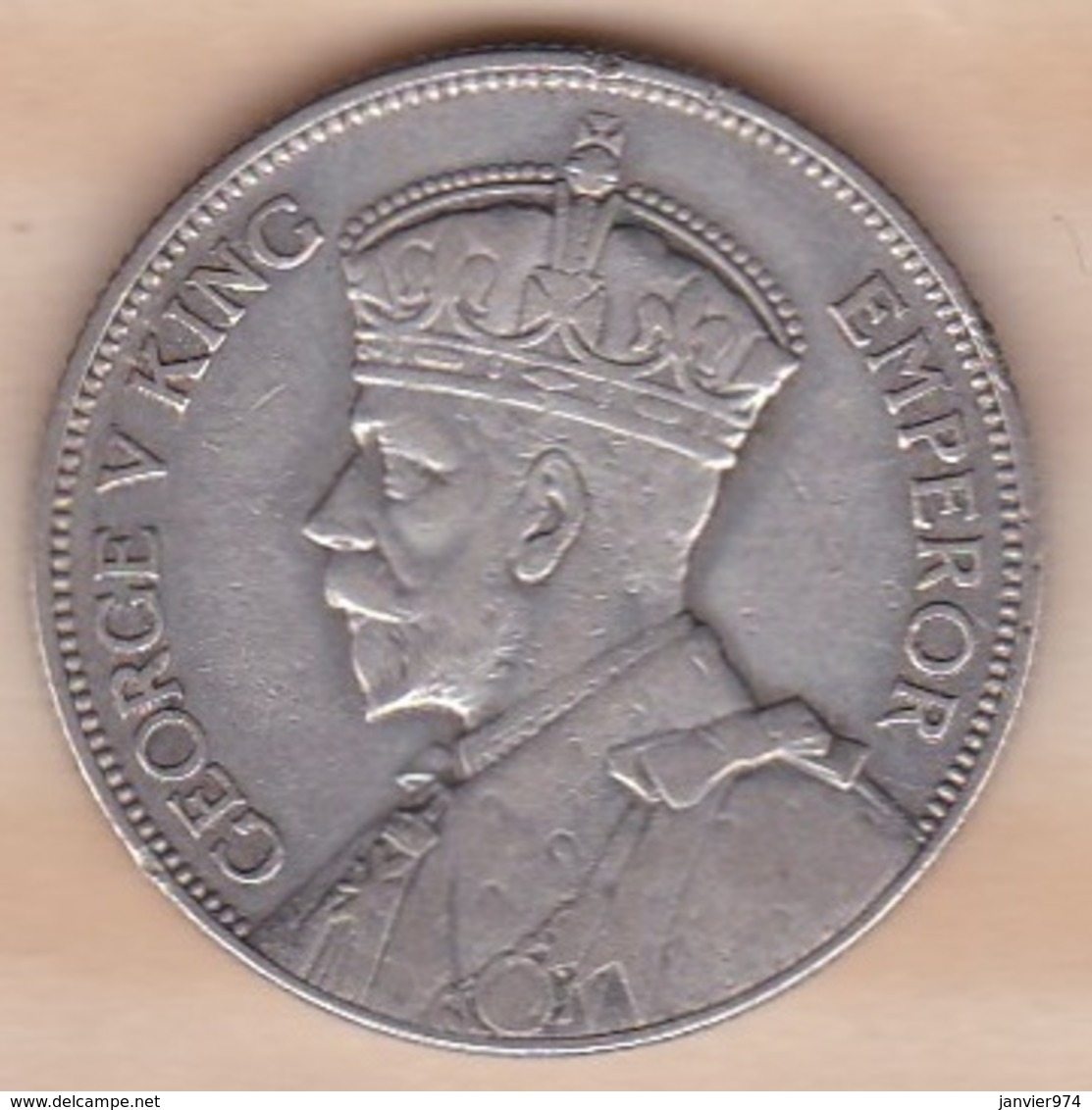 FIJI / FIDJI . 1 Florin 1935. George V , En Argent - Fidji