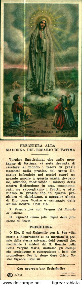 10708a) Cartolina   Nostra Signora Del Rosario Di Fatima Ele 2/ 331 - Vergine Maria E Madonne