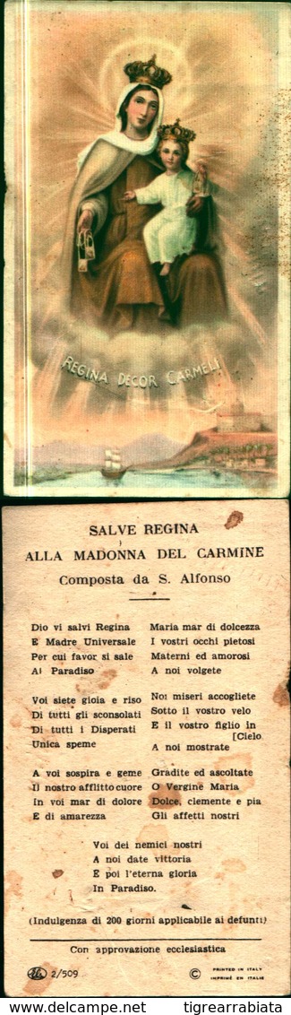 10724a) Cartolina   Madonna Del Rosario Ele2/509 - Vergine Maria E Madonne