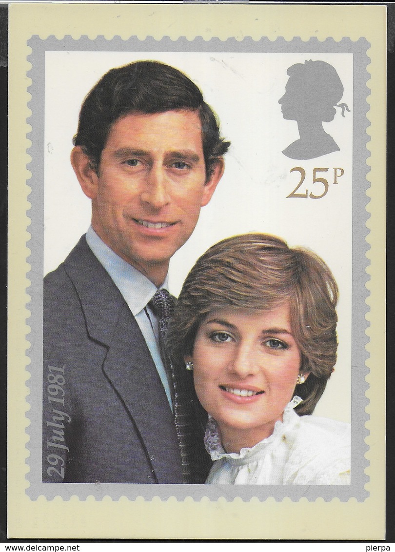 INGHILTERRA - THE ROYAL WEDDING - CARLO E DIANA  -  EDIT. HOUSE OF QUESTA 1980 - NUOVA - Francobolli (rappresentazioni)