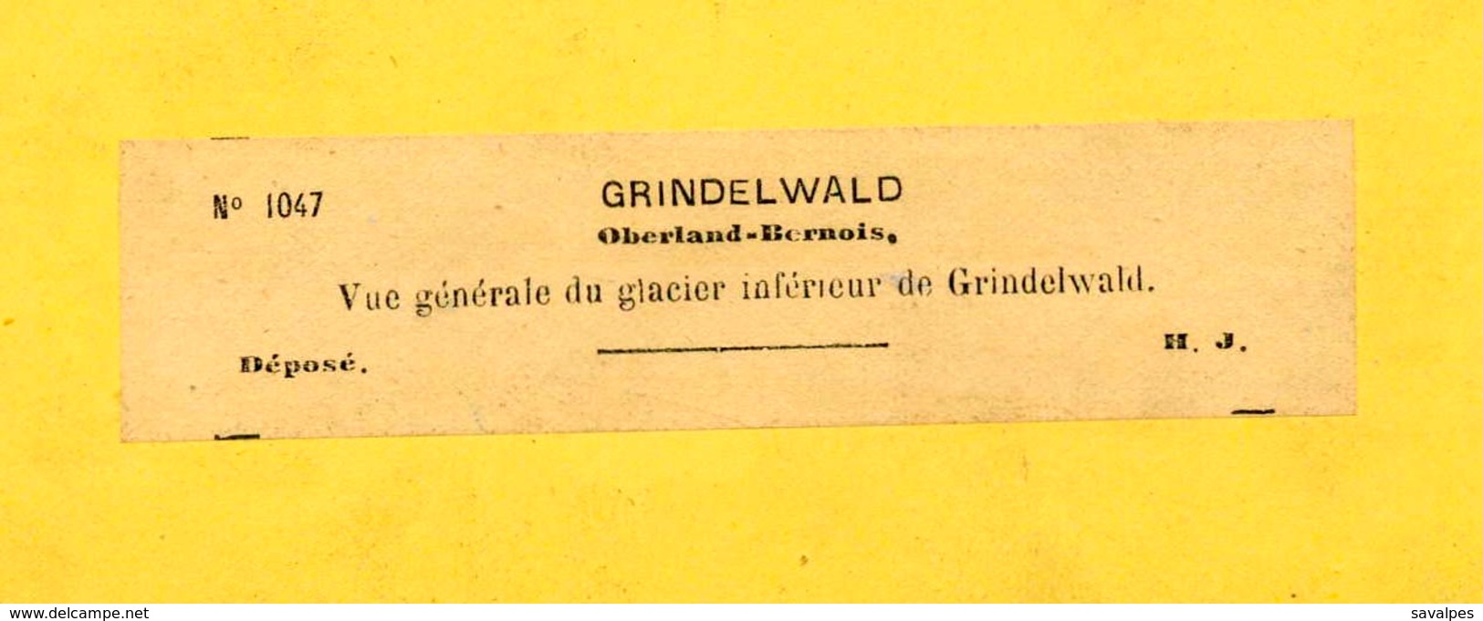 Suisse Oberland Bernois - Glacier De Grindelwald Vers 1868 - Photo Stéréoscopique H. Jouvin - Photos Stéréoscopiques