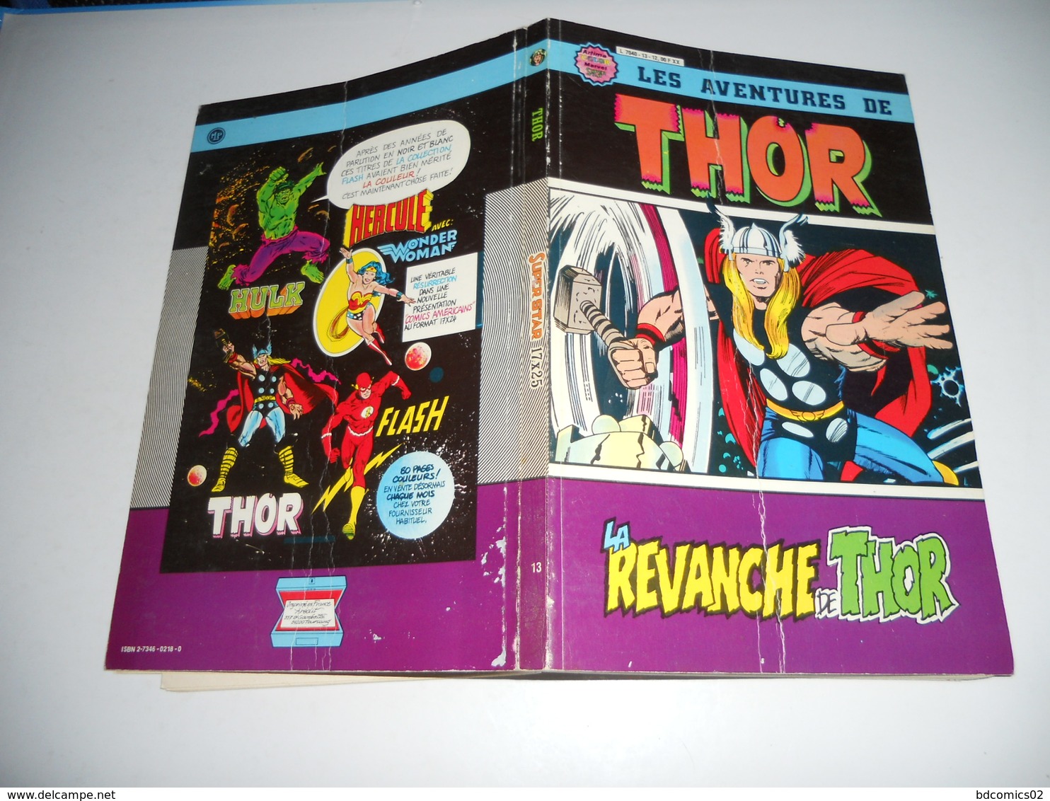 LES AVENTURES DE THOR ALBUM RELIE N°13 AVEC THOR N°5  LA REVANCHE DE THOR  ET ANNEE ZERO KAMANDI N°3 TBE - Thor