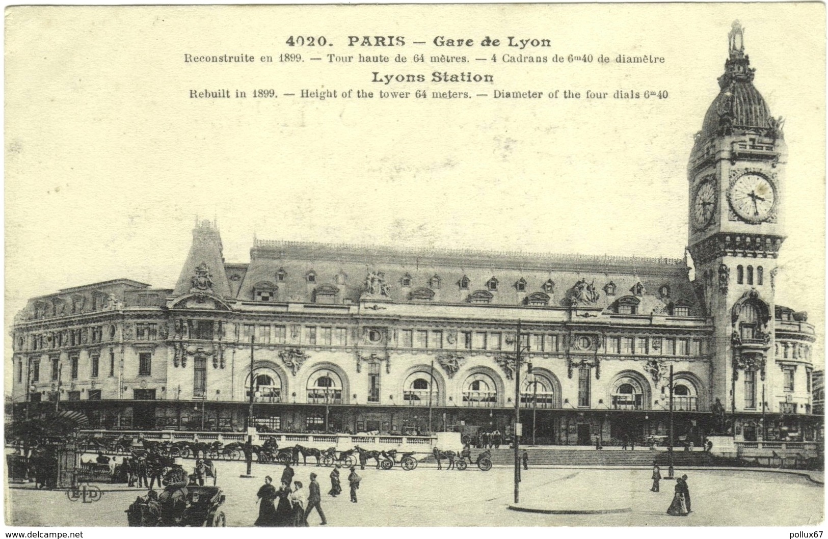 CPA DE PARIS XII. GARE DE LYON - Pariser Métro, Bahnhöfe