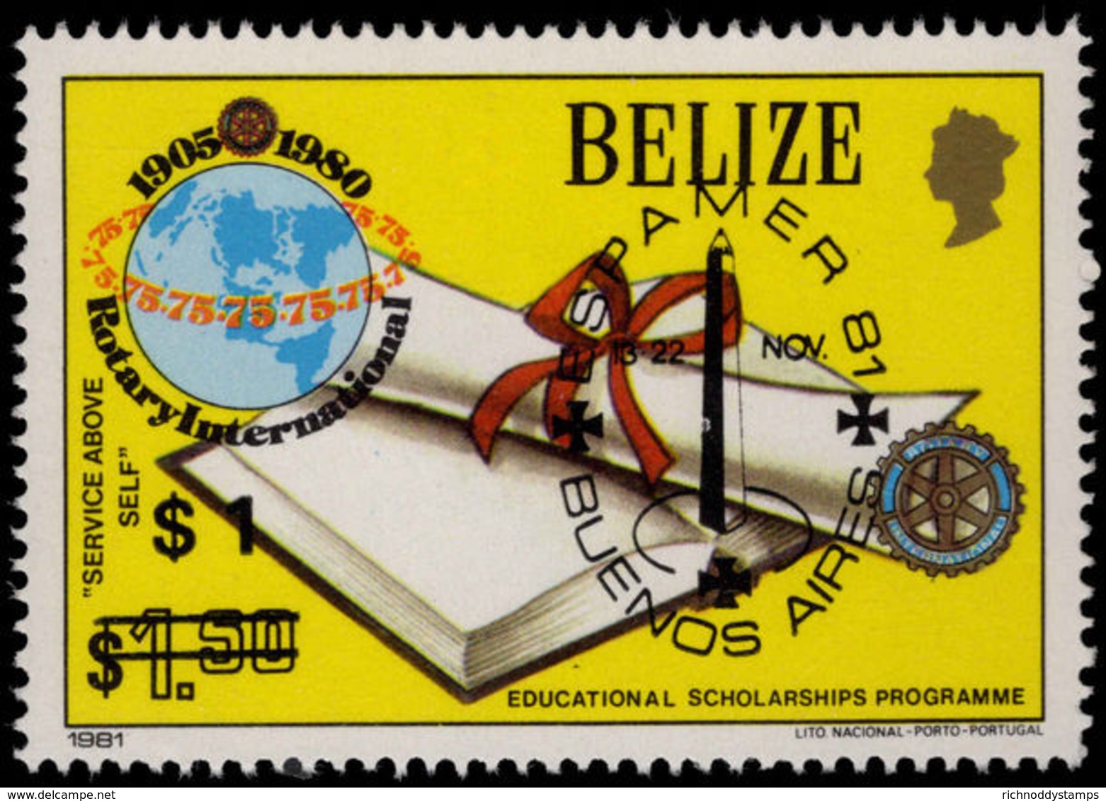 Belize 1981 Espamer Unmounted Mint. - Belize (1973-...)