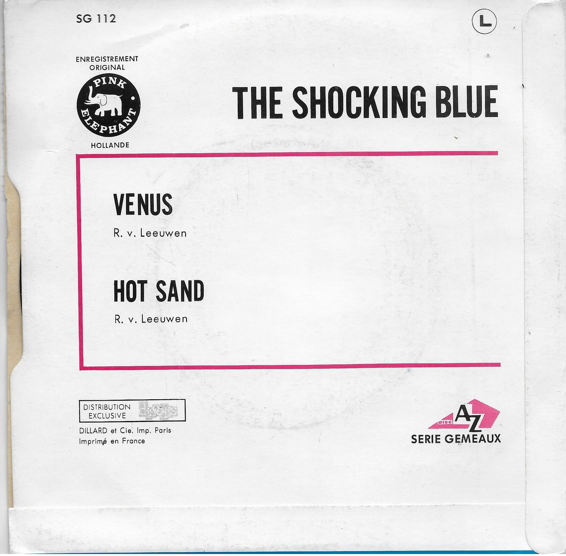 The Shocking Blue 45t. SP "venus" - Autres - Musique Anglaise