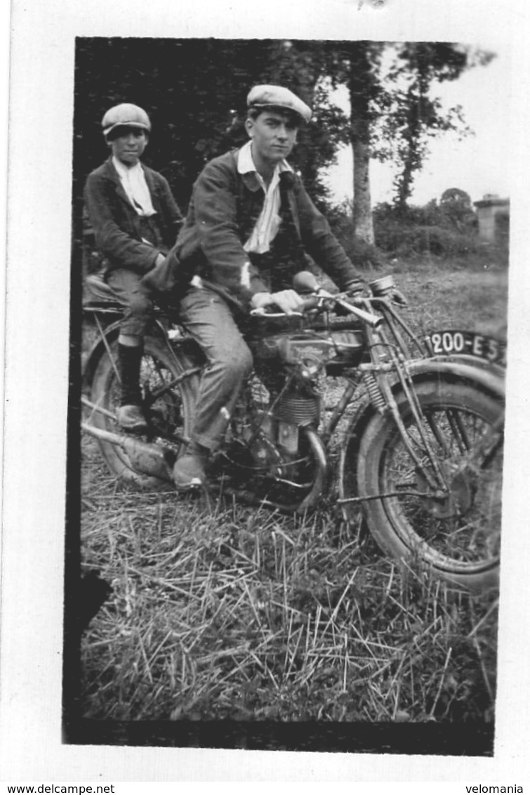 Petite Photographie Moto Ancienne - Sport Moto