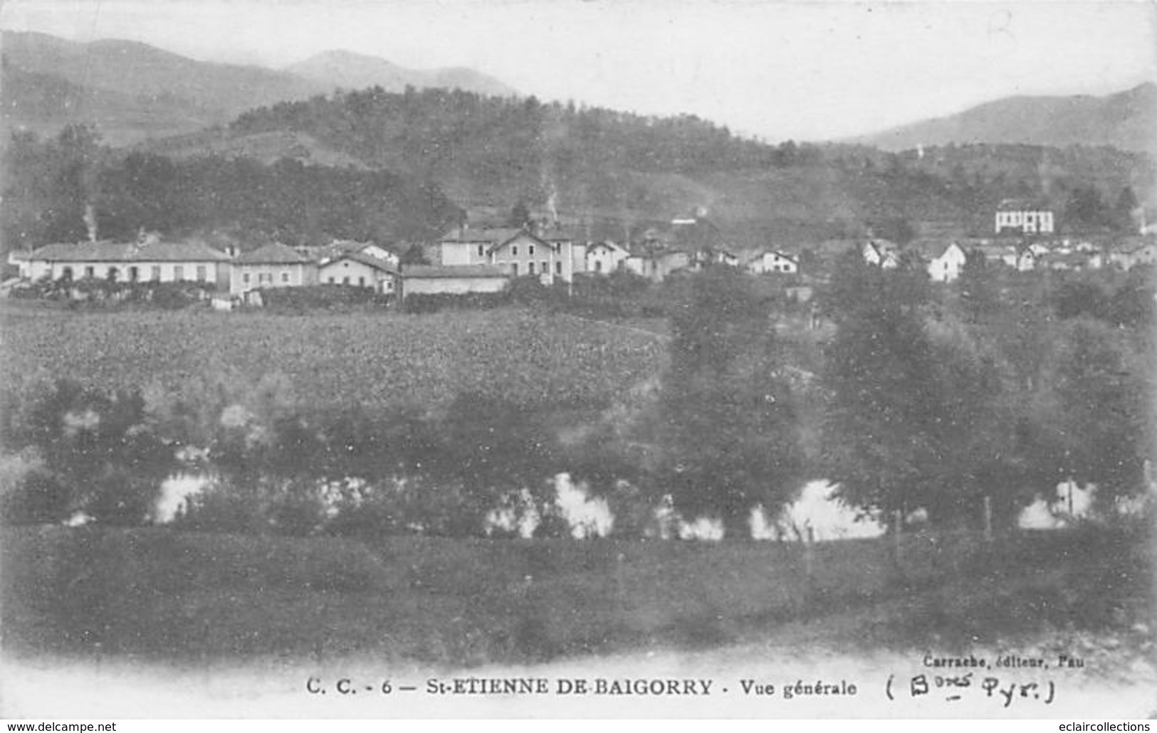 Saint Etienne De Baigorry      64     Vue Générale        (voir Scan) - Saint Etienne De Baigorry