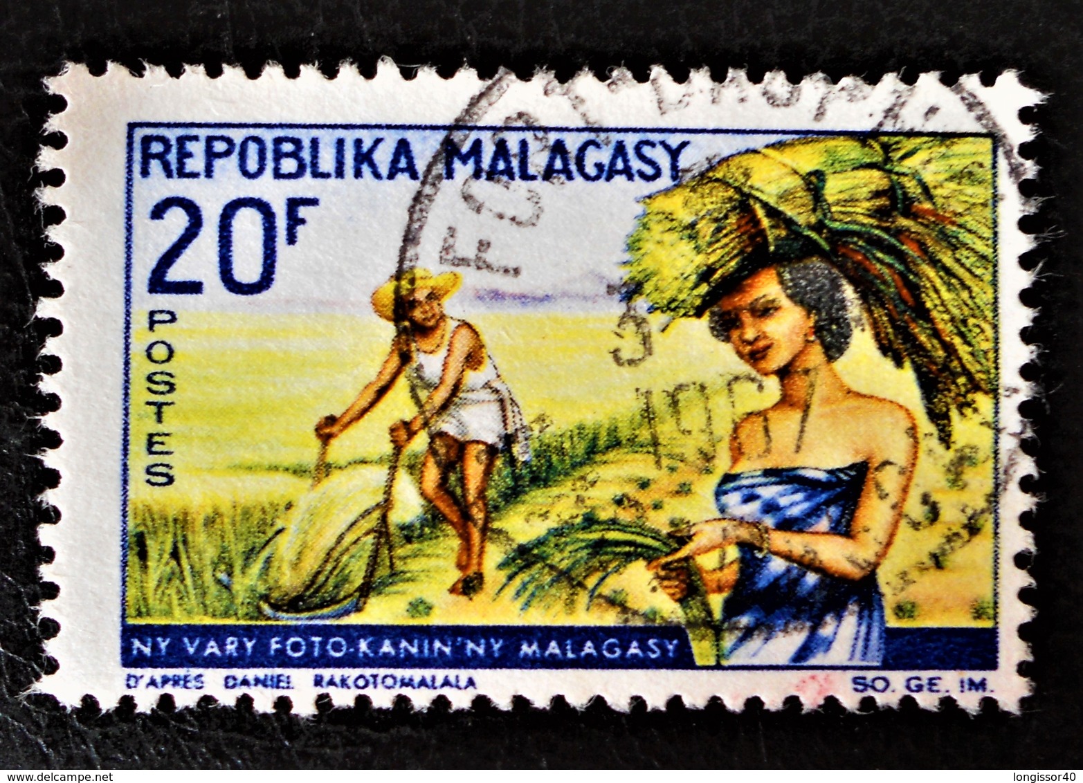 ANNEE INTERNATIONALE DU RIZ1967 - OBLITERE - YT 430 - MI 561 - Madagascar (1960-...)