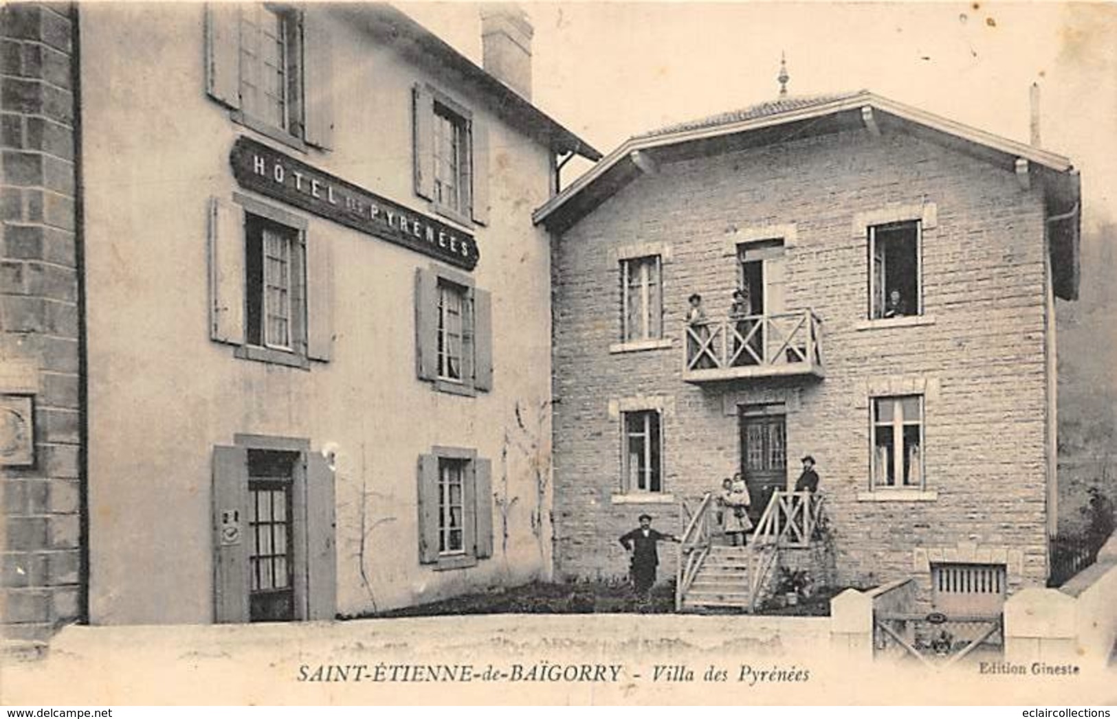 Saint Etienne De Baigorry      64     Villa Hôtel  Des Pyrénées        (voir Scan) - Saint Etienne De Baigorry