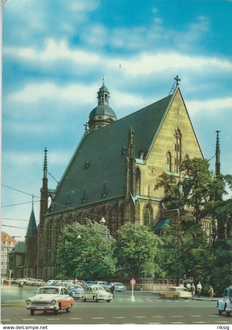 Messestadt Leipzig - Thomas Kirche. Germany. Sent To England. B-3373 - Leipzig