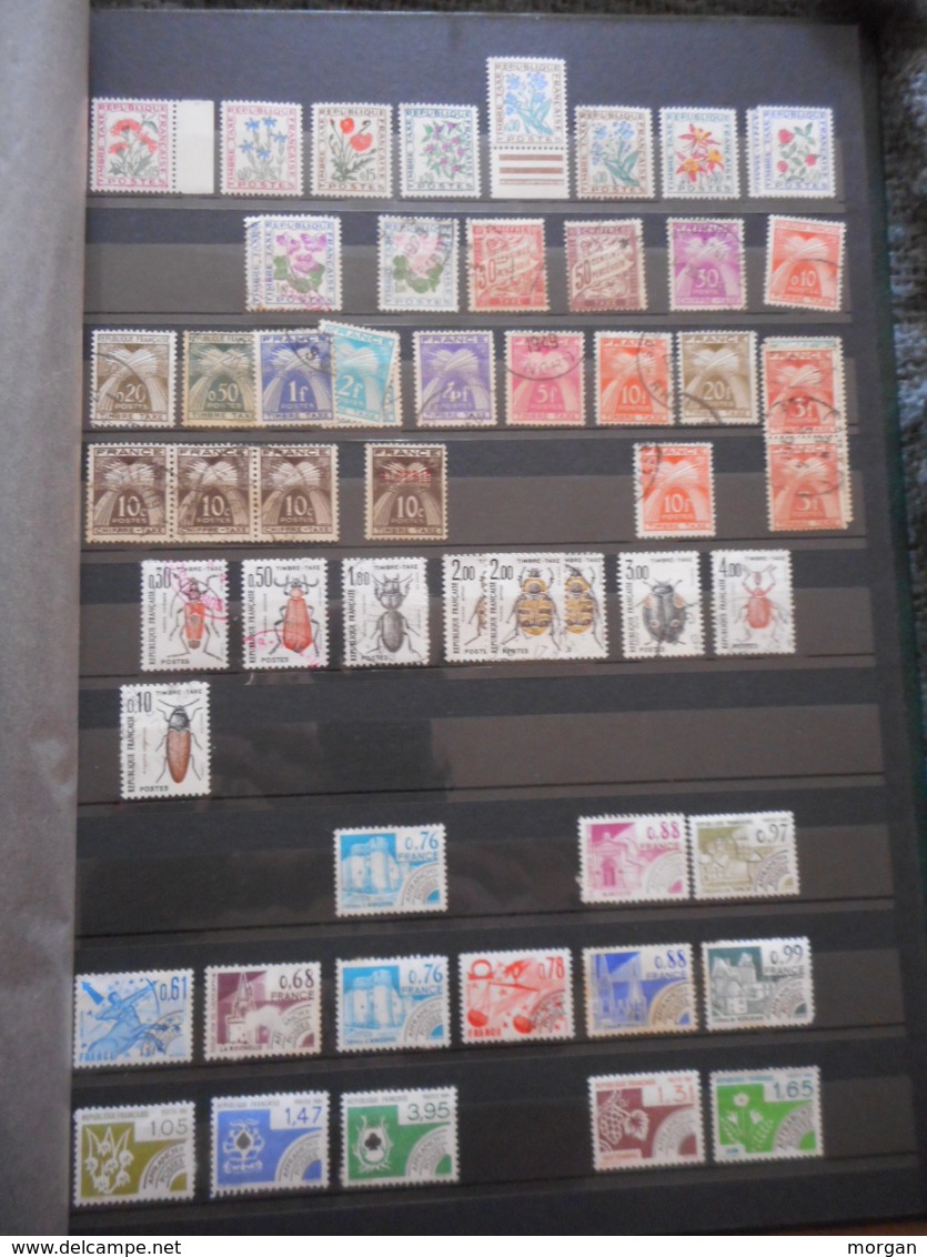 PHILATELIE, COLLECTION TIMBRES ANCIENS DE FRANCE  EN ALBUM Y et T, TOUS LES SCANS, PETITS FORMATS