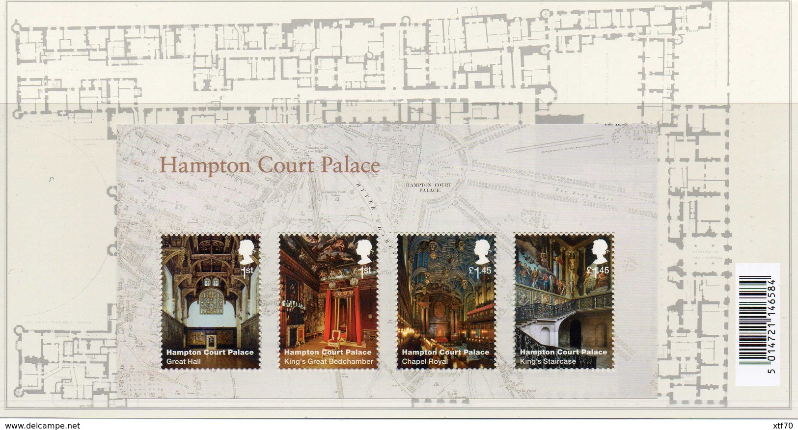 GREAT BRITAIN 2018 Hampton Court Palace Presentation Pack - Presentation Packs