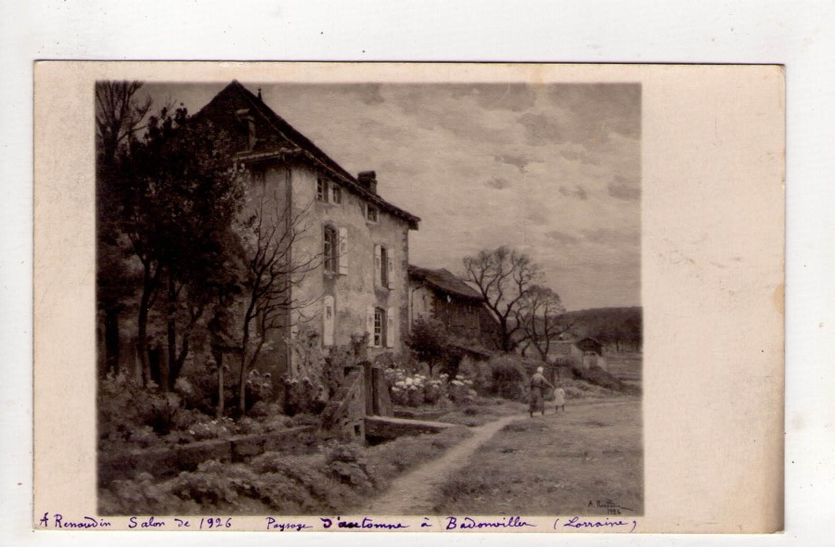 CPA-NB1879-RENAUDIN SALON DE 1926 PAYSAGE D AUTOMNE A BADONVILLER - Schilderijen