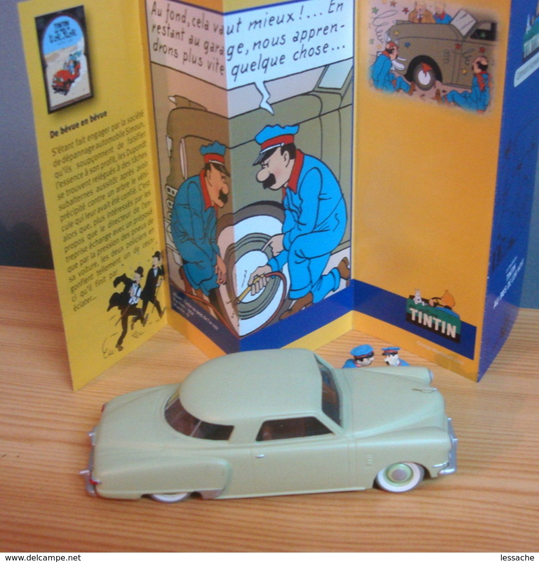 VOITURE STUDEBAKER, COMMANDER REGAL DE LUXE COUPE De 1947, 1/43, Tintin Au Pays De L'Or Noir - Tintin