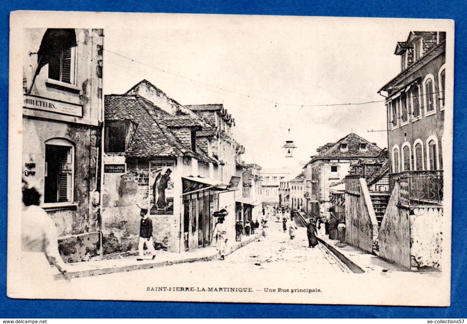 St Pierre De La Martinique  - Une Rue Principale - Other & Unclassified