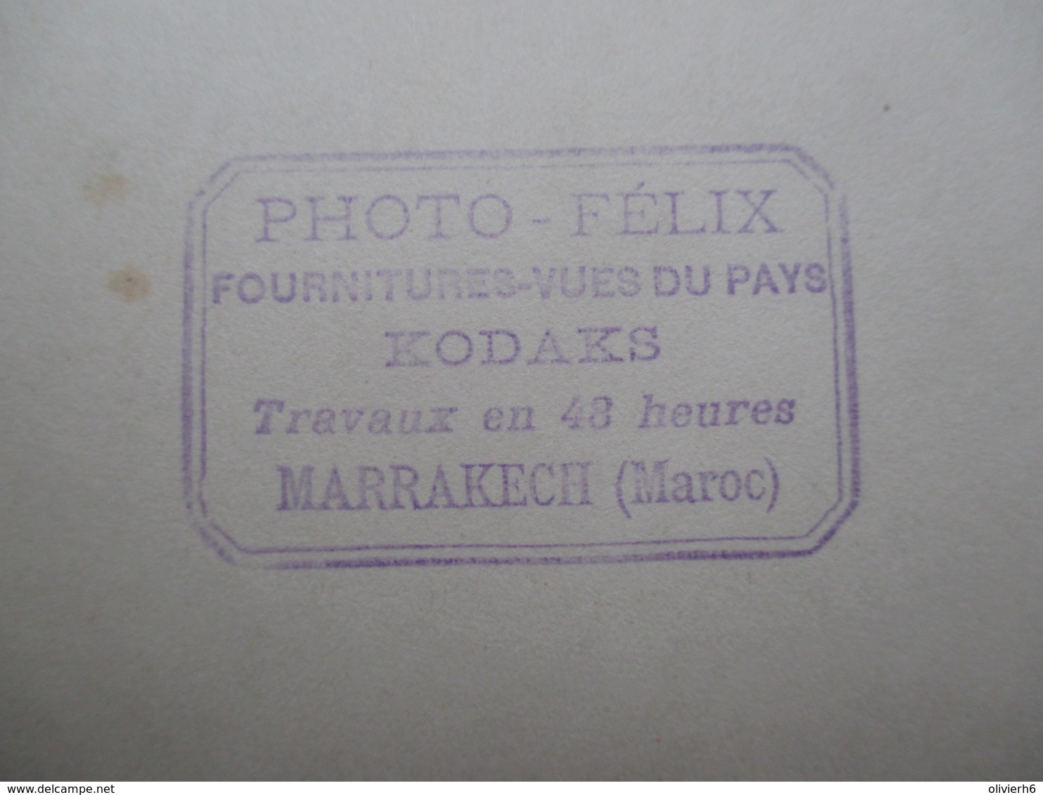 PHOTO MAROC (V1822) MARRAKECH (2 Vues) Photo Félix Fournitures Vues Du Pays B Palais Année 20 - Afrique