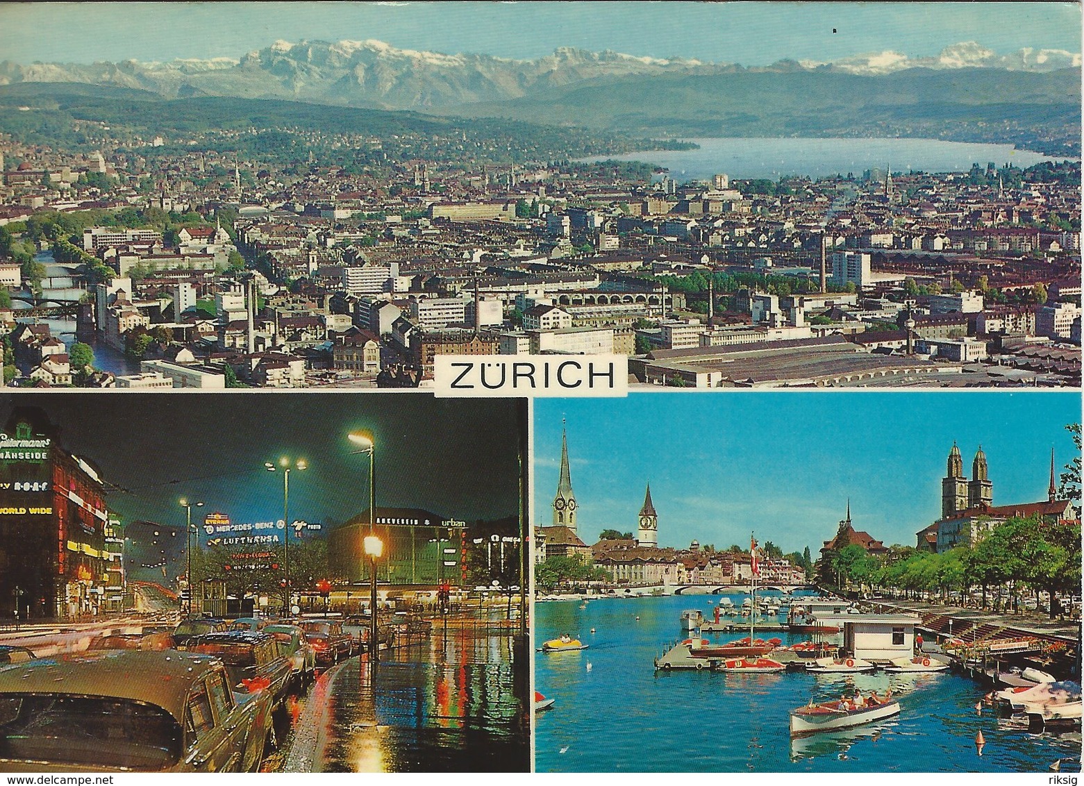 Switzerland - Zürich.Views. Sent To Sweden   B-3380 - Zürich