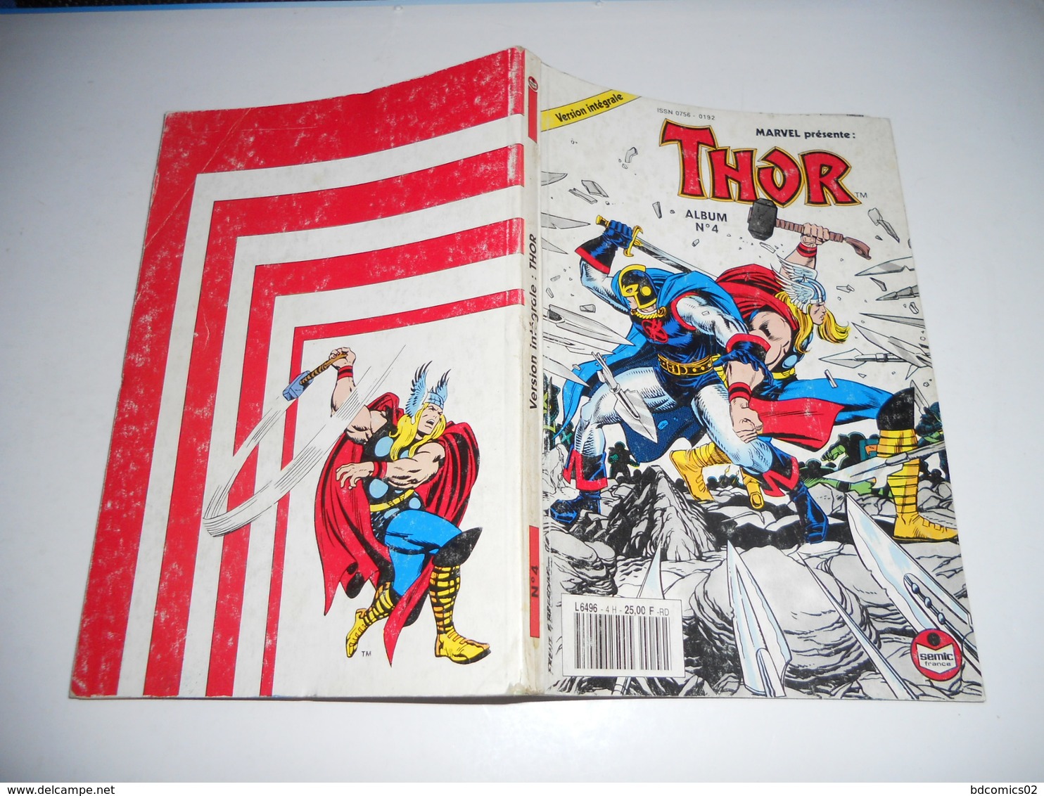 Thor Album N° 4 SEMIC AVEC LES N° 10/11/12 - Thor