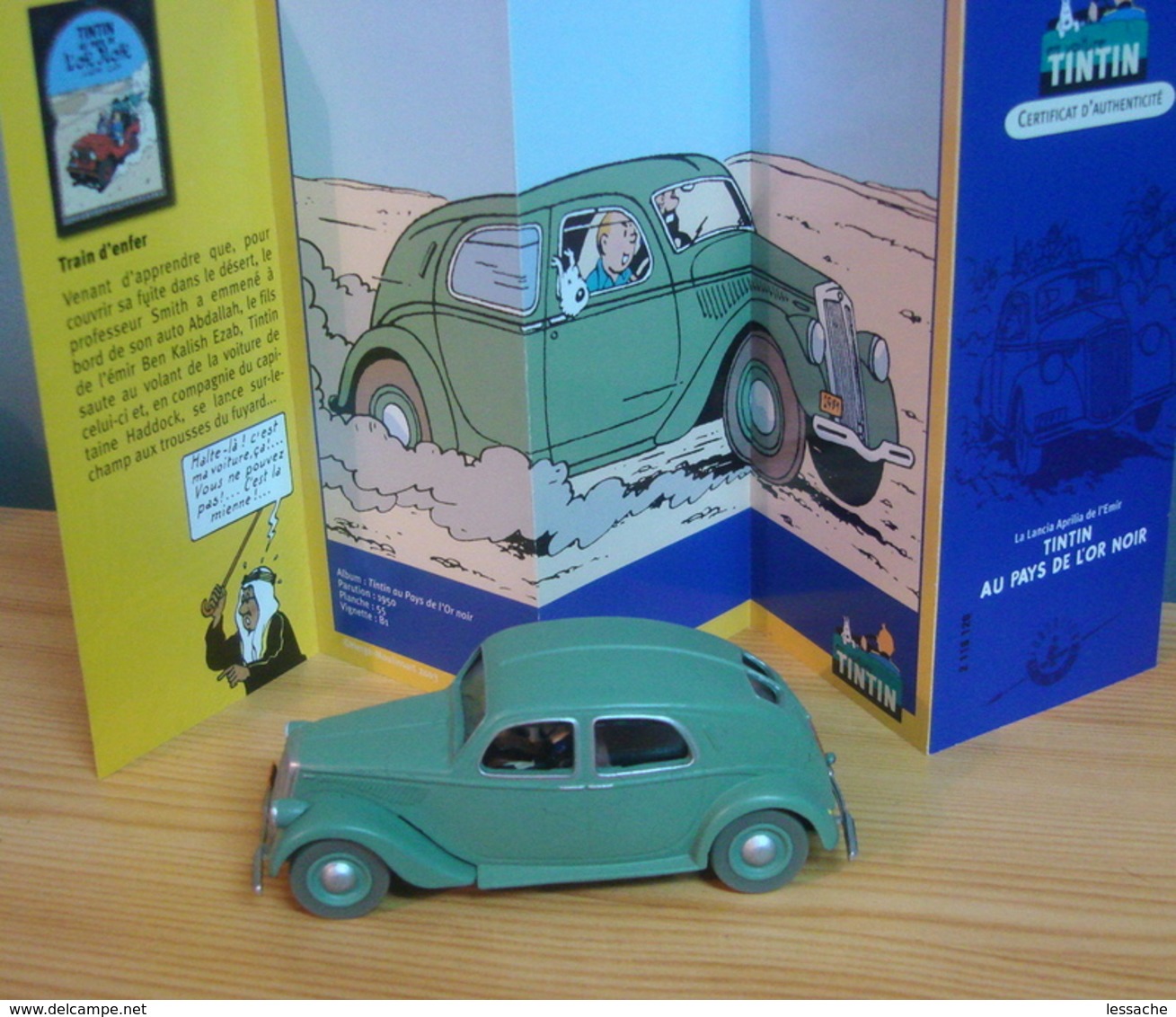 VOITURE LA LANCIA APRILIA DE L'EMIR De 1947, 1/43, Tintin Au Pays De L'Or Noire - Tintin