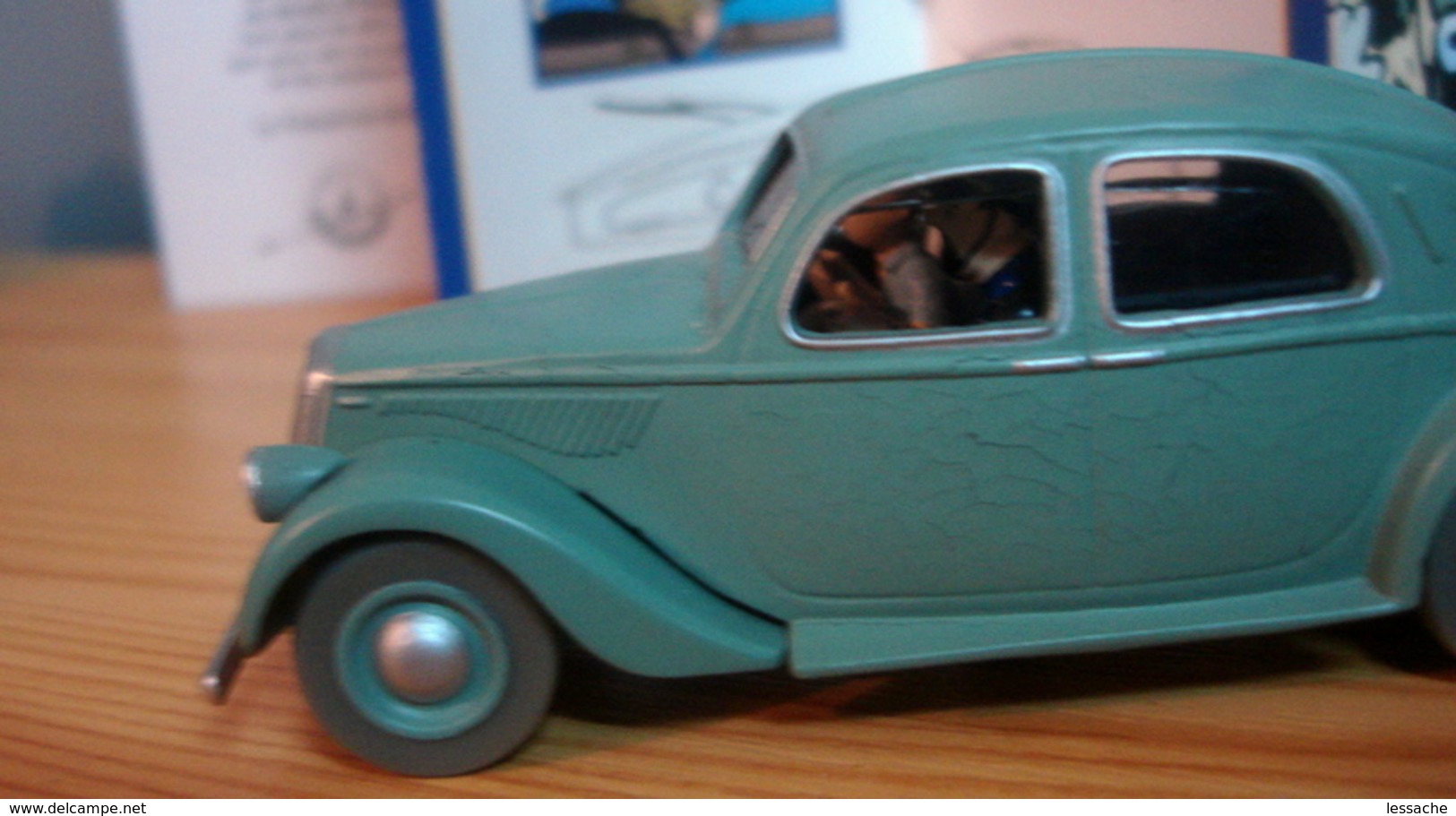 VOITURE LA LANCIA APRILIA DE l'EMIR de 1947, 1/43, Tintin au pays de l'Or Noire