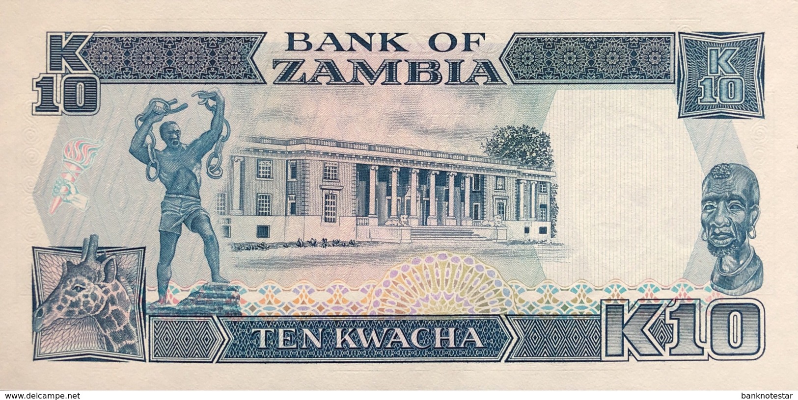 Zambia 10 Kwacha, P-31b - UNC - Signature 8 - Zambia