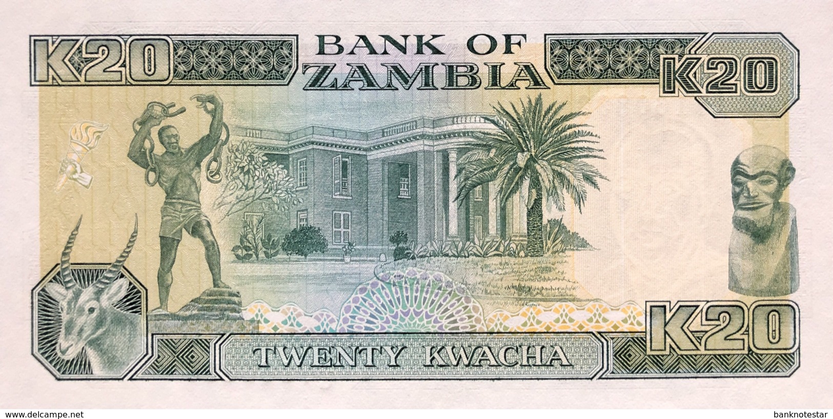 Zambia 20 Kwacha, P-32b - UNC - Signature 9 - Zambie