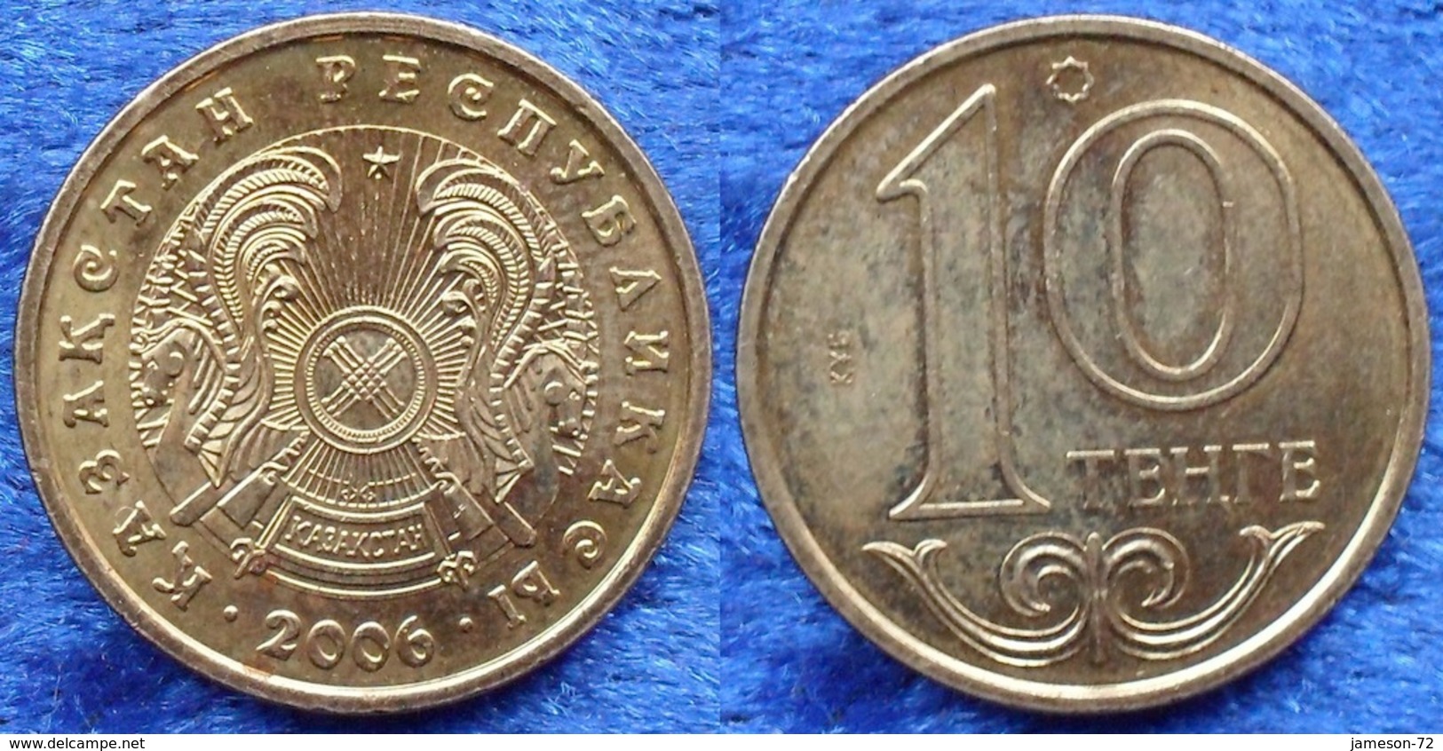 KAZAKHSTAN - 10 Tenge 2006 KM# 25 Independent Since 1991 - Edelweiss Coins - Kazakhstan